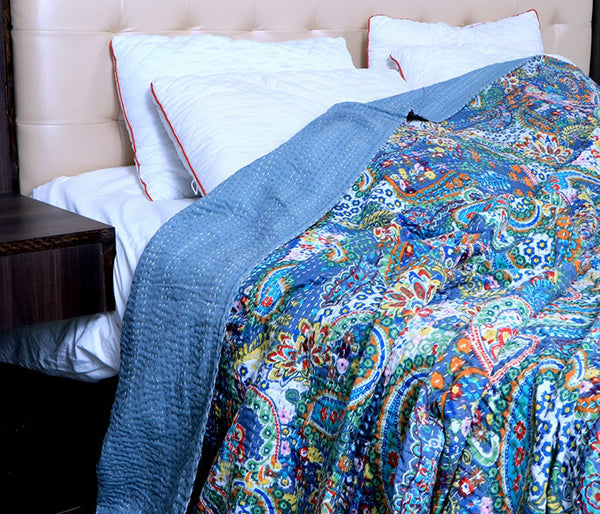 Indian kantha quilts A PIECE OF INDIA
