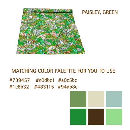 Green paisley Kantha blanket quilt handmade from 100% cotton voile with traditional stitching and lightweight reversible design.