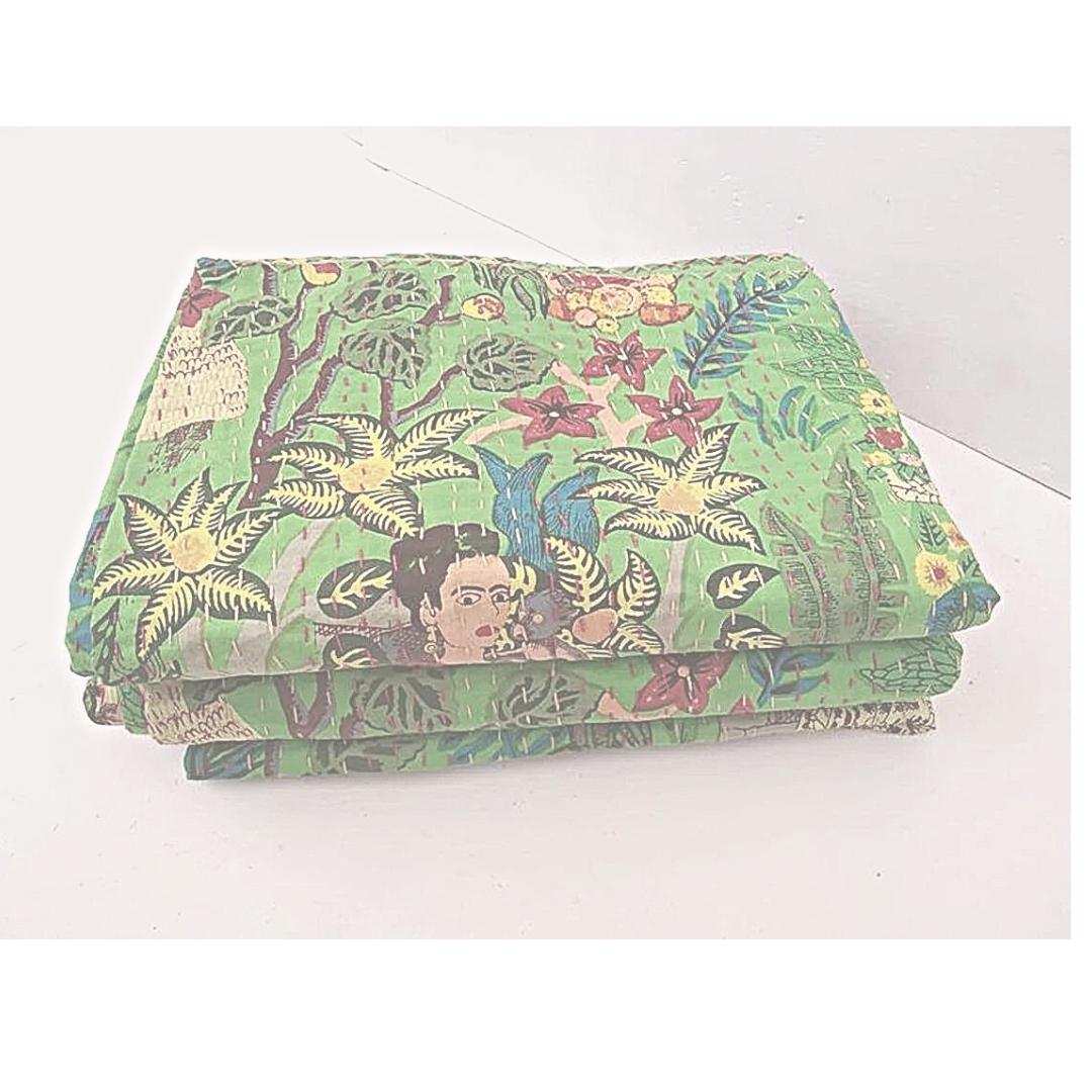 Kantha blanket