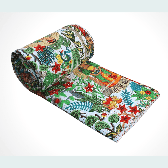 Kantha blanket