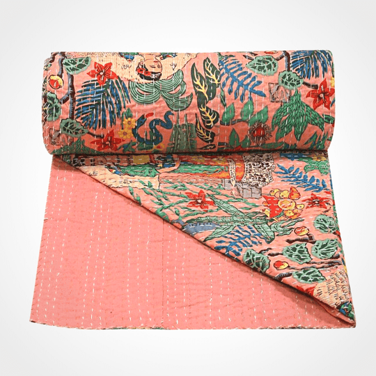 Kantha blanket