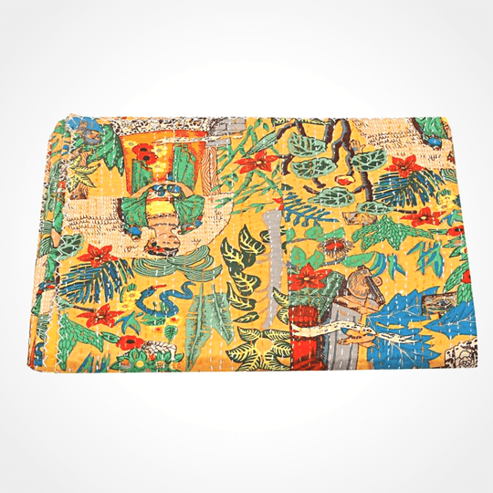 Kantha blanket
