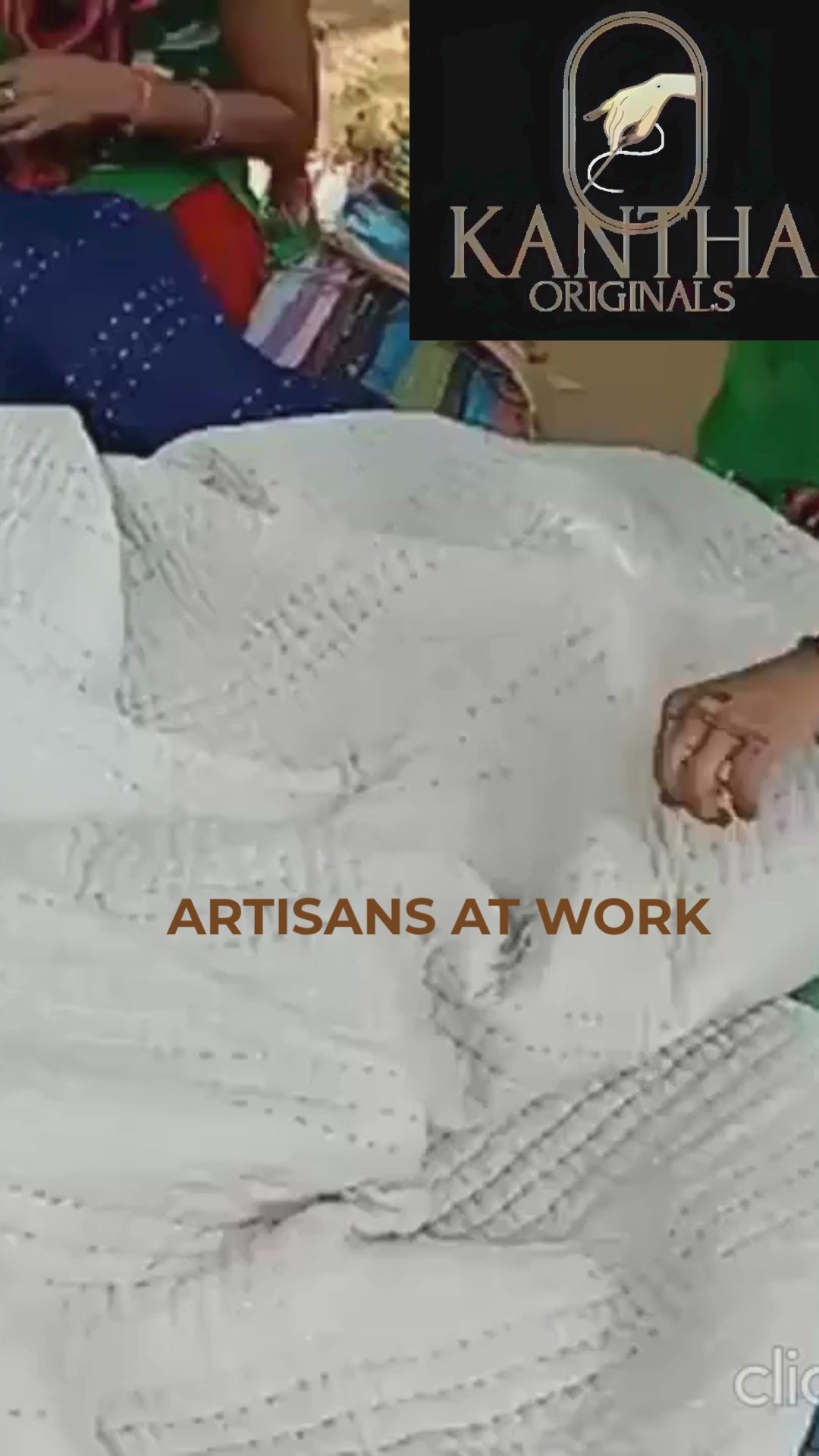 Kantha Quilt Set  Ikat Design