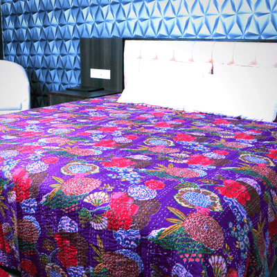 Kantha Quilt Set-Tropical